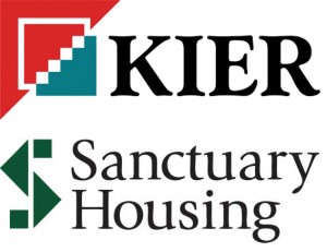 Kier Living and Sanctuary Housing logo. jp-transport-highway-consultant.co.uk provides transport and highway advice for Kiers